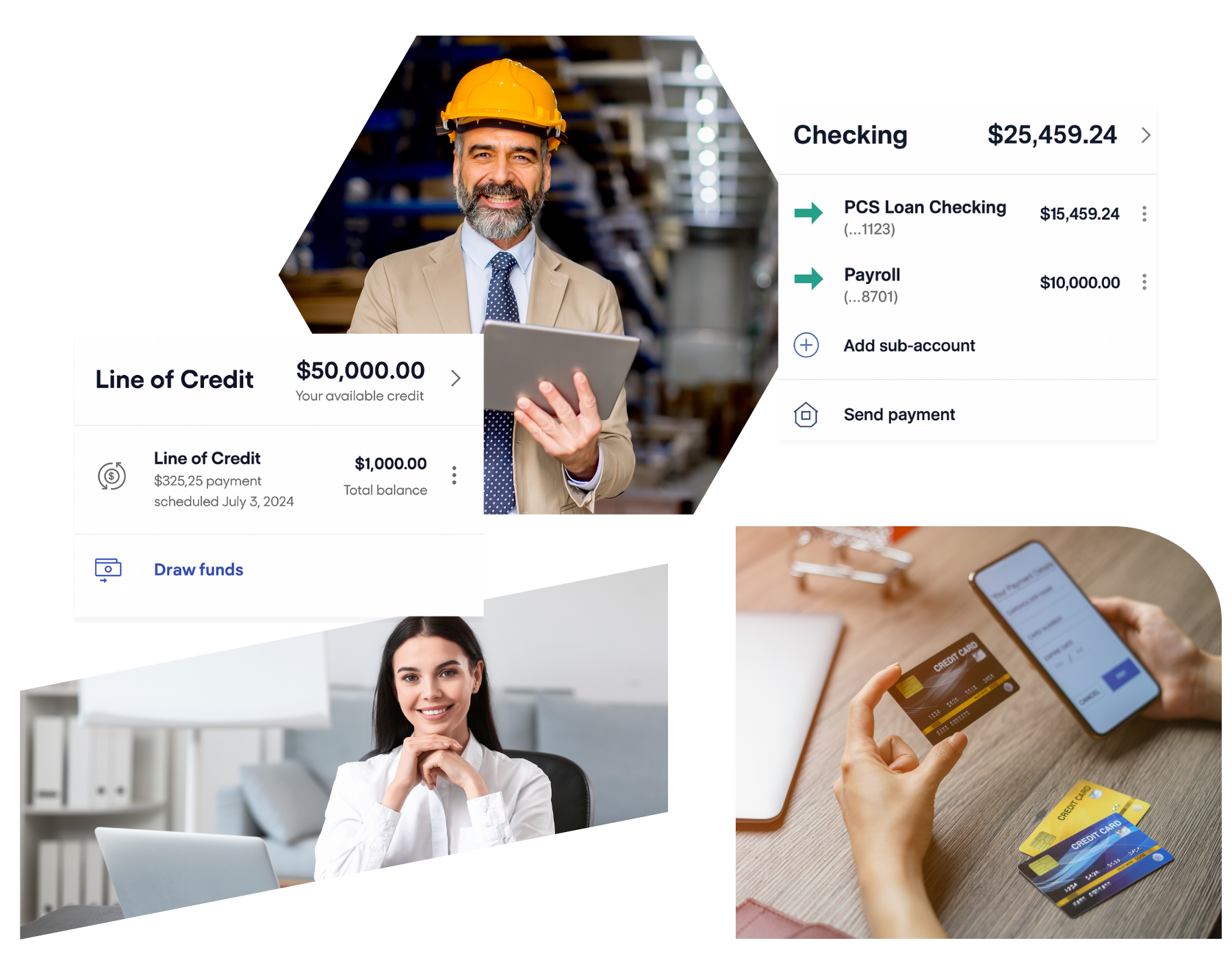 PCS-Shapes-hero PCS Loan providing transparent and reliable business financing