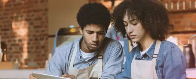 Small business reviewing PCS Loan funding options