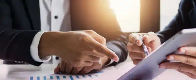Startup founder and business owner reviewing financing options including loans, credit lines, and investment funding in California