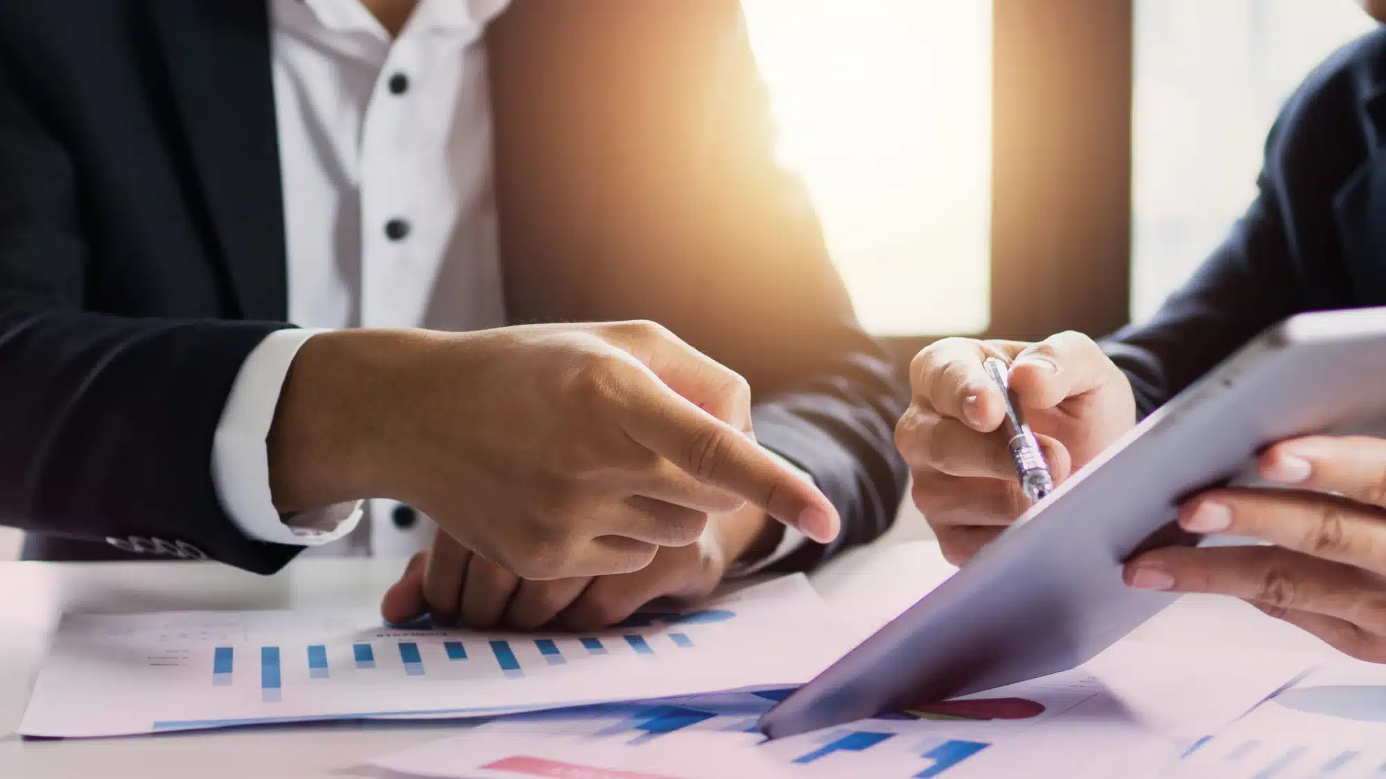 Startup founder and business owner reviewing financing options including loans, credit lines, and investment funding in California